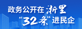 政務(wù)公開(kāi)在浙里“32條”進(jìn)民企